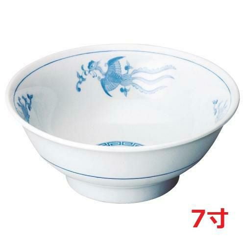 ラーメン丼 鳳凰 丸反7寸丼 10個入