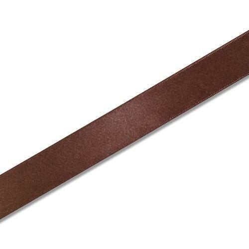 HEIKO シングルサテンリボン 24mm幅×20m巻 ココア/業務用/新品/小物