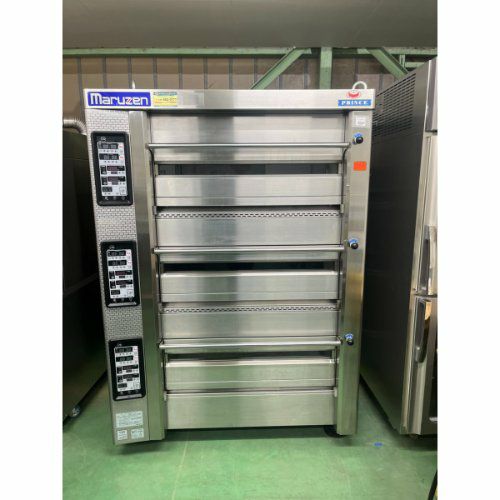 業界最長1年保証】【中古】デッキオーブン マルゼン PET3-222BL 幅1280