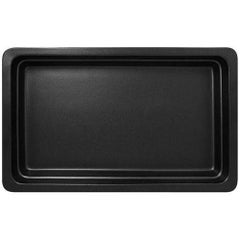 ラックポーセレン ガストロノームパン 角型 深 2/3 スモーキーブラック