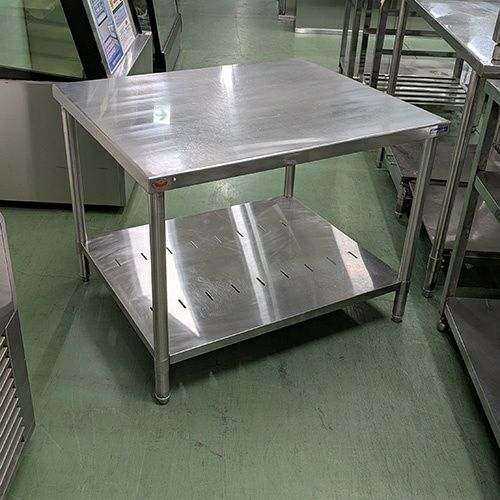 中古】作業台 BGなし 幅900×奥行750×高さ700 【送料別途見積】【業務用