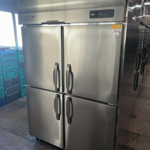 中古】4ドア冷凍庫 ホシザキ HF-120Z3 幅1200×奥行800×高さ1900 【運送
