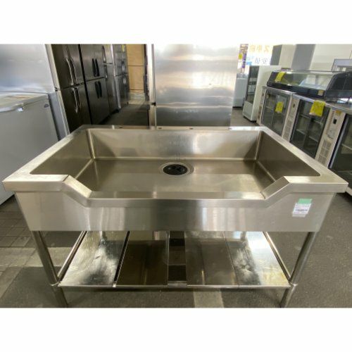 業務用　舟型シンク　900×600×800 業務用/新品】【東製作所】舟形シンク KF-900 幅900×奥行450×高さ800mm