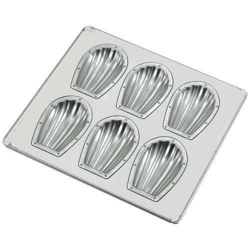 シリコン加工 貝型 天板（6ヶ取）フラット仕上げ