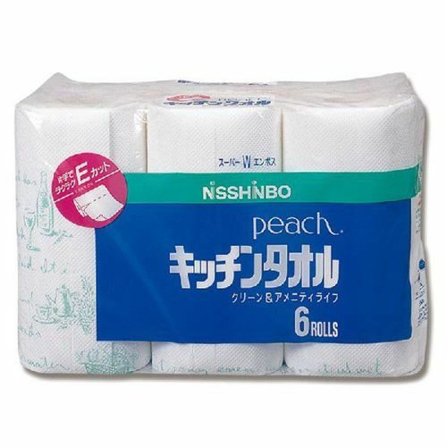 日清紡 ピーチキッチンタオル 6ロール入