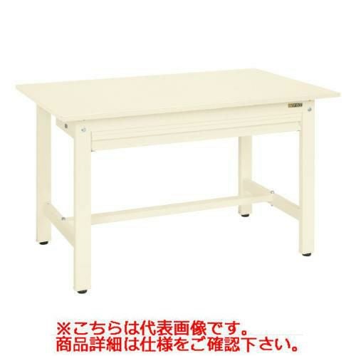 【サカエ】軽量作業台KSタイプ(全面引出し付) KS-187SZI 幅W1800×奥行D750×高さH740(mm)