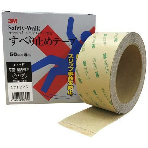 3M すべり止めテープ セーフティーウォーク タイプF クリア 50mm×5m
