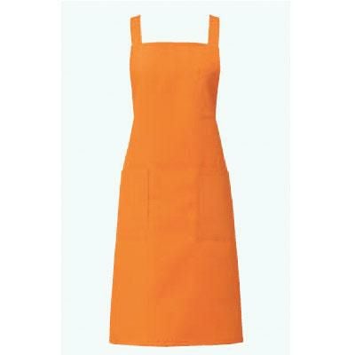 胸当てエプロン オレンジ