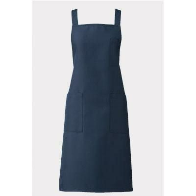 胸当てエプロン ネイビー