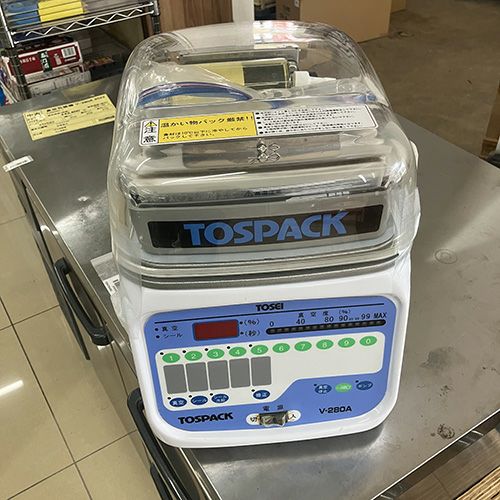 業界最長1年保証】【中古】真空包装機 TOSEI V-280A 幅318×奥行470×高