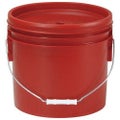 トスロン 丸型 密閉容器 12L レッド