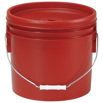 トスロン 丸型 密閉容器 12L レッド