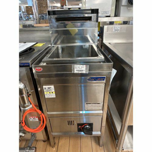 中古】ゆで麺機 北沢産業 KSK106G 幅450×奥行600×高さ800 都市ガス