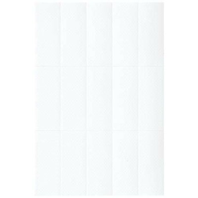 定位置管理シール 白 2×5cm ミシン目15枚（8シート入）