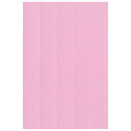 定位置管理シール 赤 2×5cm ミシン目15枚（8シート入）