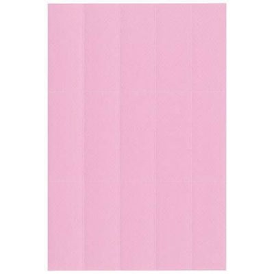 定位置管理シール 赤 2×5cm ミシン目15枚（8シート入）