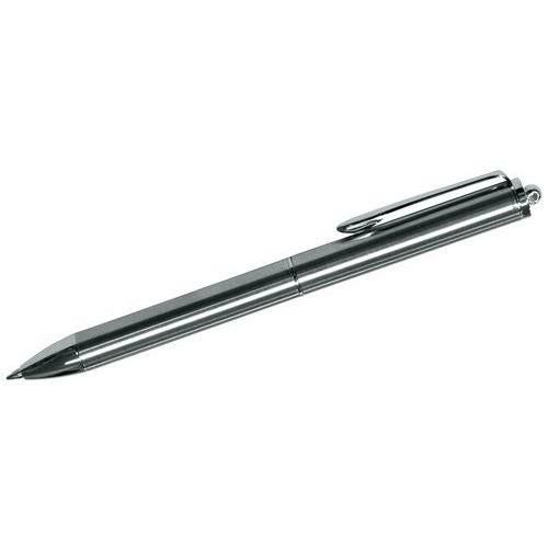 ステンレス2色ボールペン（クリップ付）KTB-117