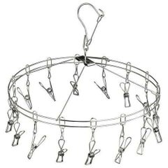 ステンレス 丸型ピンチハンガー 16ピンチ SHR-16