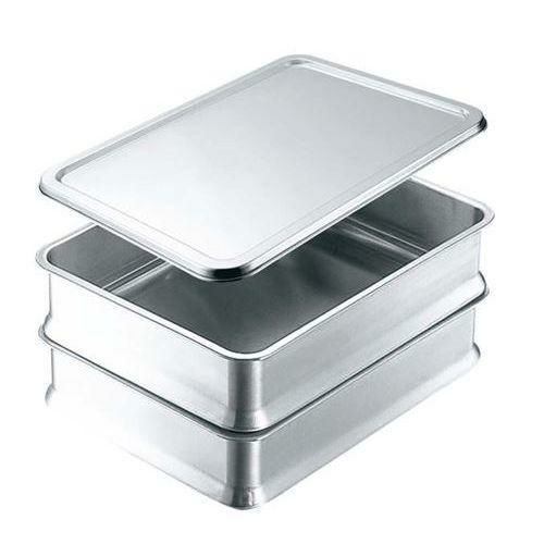 IKD 抗菌ステンレス スタッキング 角バット 10枚取用