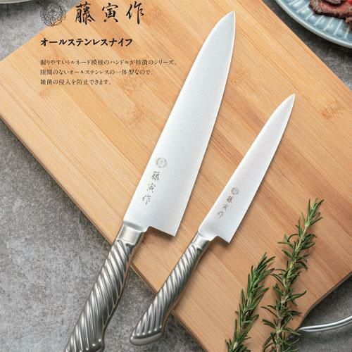 藤寅作 オールステンレス出刃 FU-636L 16.5cm（左用）