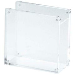 アクリル POPホルダー付ナプキンスタンド S 746399 100×49×H100