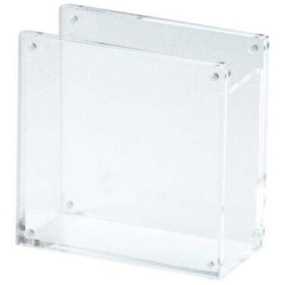 アクリル POPホルダー付ナプキンスタンド S 746399 100×49×H100