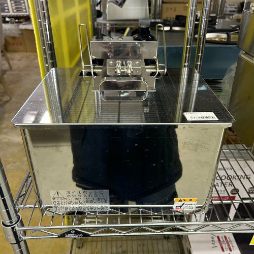 中古】卓上電気フライヤー ホシザキ FL-8TB 幅265×奥行441×高さ321