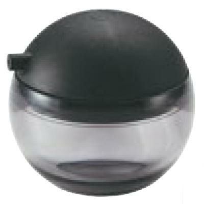 ワンプッシュ液体調味料入れ COCORO（ココロ）PU-4 黒 COCORO