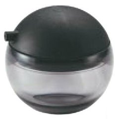 ワンプッシュ液体調味料入れ COCORO（ココロ）PU-4 黒 COCORO