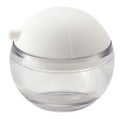 ワンプッシュ液体調味料入れ COCORO（ココロ）PU-4 白 COCORO