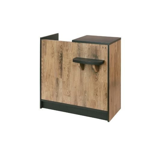 【ビューティーガレージ】ボードカウンターTH900 ヴィンテージブラウン 幅907×奥行587×高さ896(mm) 136598