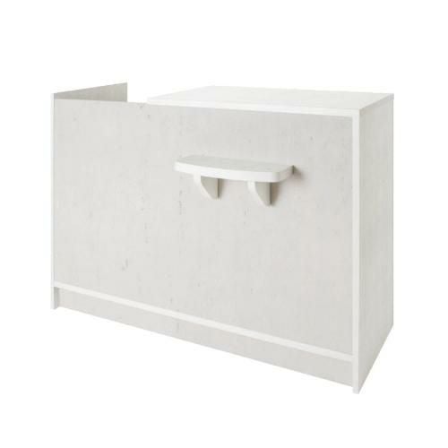 【ビューティーガレージ】ボードカウンターTH1200 カントリーホワイト 幅587×奥行592×高さ1871(mm) 176469