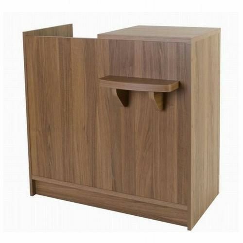 【ビューティーガレージ】ボードカウンターTH900 ウォールナット 幅907×奥行587×高さ896(mm) XR-0222P