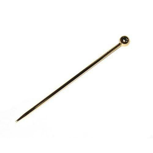 18-8 金メッキ オードプルピン（6本入）玉付