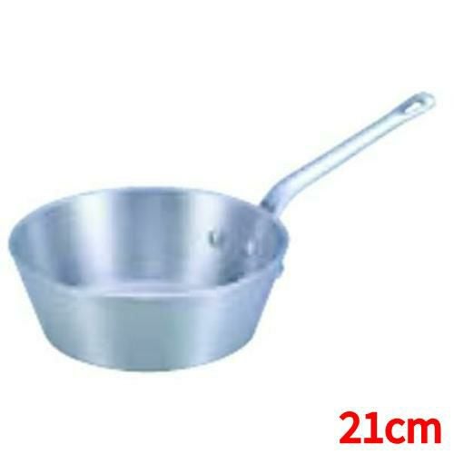 【TKG】片手鍋 DON アルミテーパー鍋 21cm アカオ/9-0034-0103