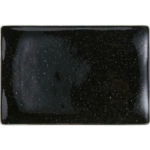 角和皿 長角24cm皿 黒御影 黒【まとめ買い商品】
