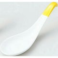 カラースプーン&レンゲ むし碗レンゲ 黄 黄【まとめ買い商品】