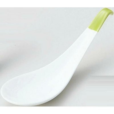 カラースプーン&レンゲ 粥レンゲ 緑 緑【まとめ買い商品】