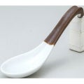 カラースプーン&レンゲ ラーメンレンゲ 赤茶備前【まとめ買い商品】