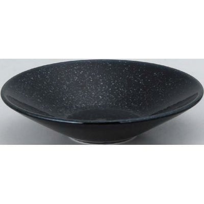 水明 黒御影 14cm深皿 黒御影 黒【まとめ買い商品】