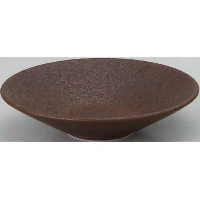 水明 赤茶備前 14cm深皿 赤茶備前【まとめ買い商品】