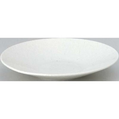 水明 粉引 22cm深皿 粉引【まとめ買い商品】