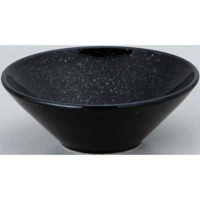 水明 黒御影 12cm浅ボール 黒御影 黒【まとめ買い商品】