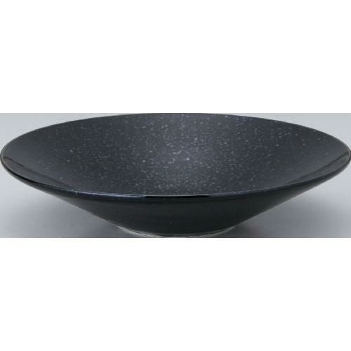 ピアット 21cm浅ボール 黒御影【まとめ買い商品】 10個入