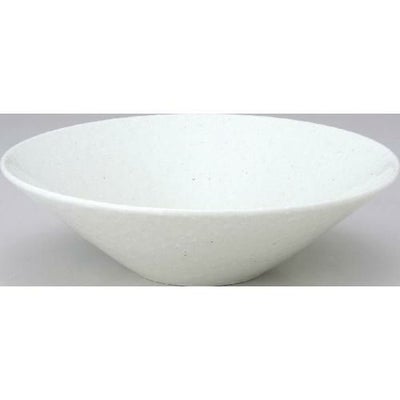 水明 粉引 22cm浅ボール 粉引【まとめ買い商品】