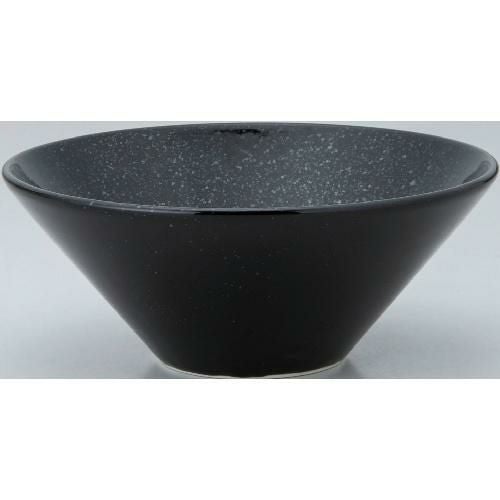 水明 19cmボール 黒御影 【まとめ買い商品】 10個入