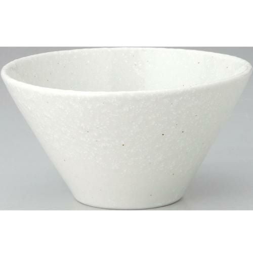 水明 16cm深ボール 粉引 【まとめ買い商品】 10個入