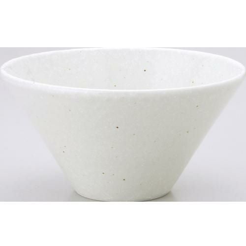 水明 18cm深ボール 粉引 【まとめ買い商品】 10個入