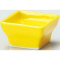 珍味&小付セレクション 角鉢4.5cm 黄 黄【まとめ買い商品】