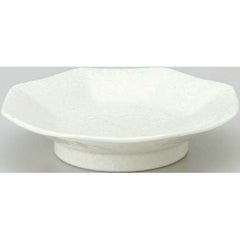 和風中華 粉引 8角高台皿 粉引【まとめ買い商品】